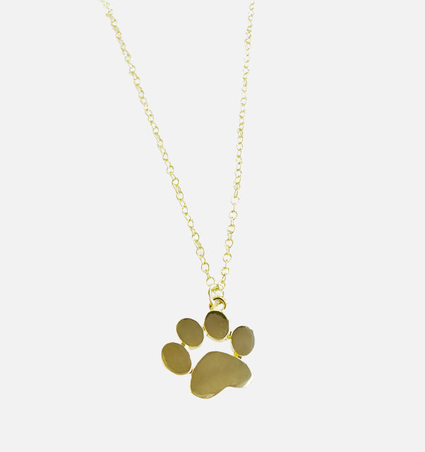 NIVA - Gold-Plated Necklace with Paw Pendant