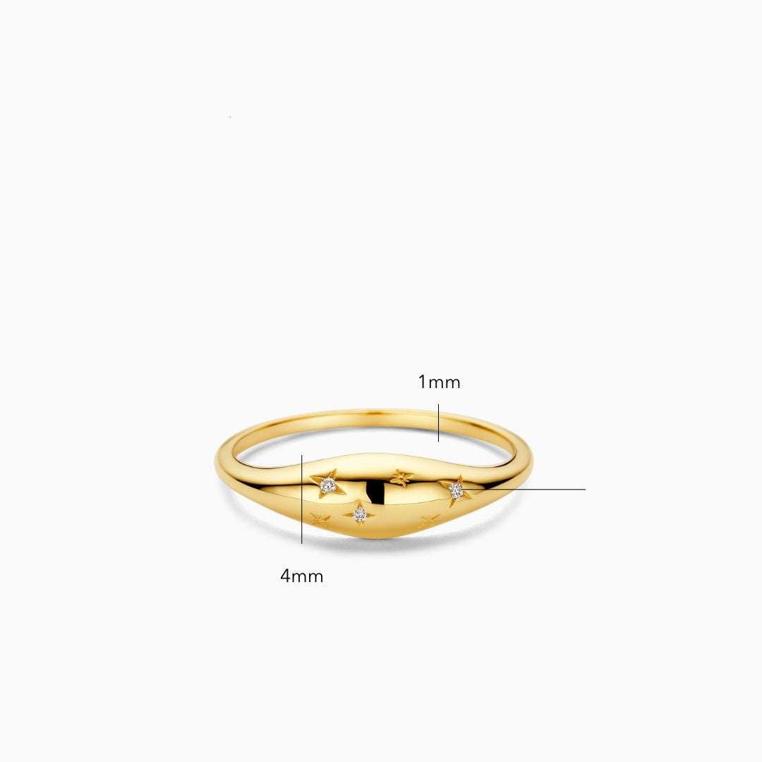 Diamond Dome Ring