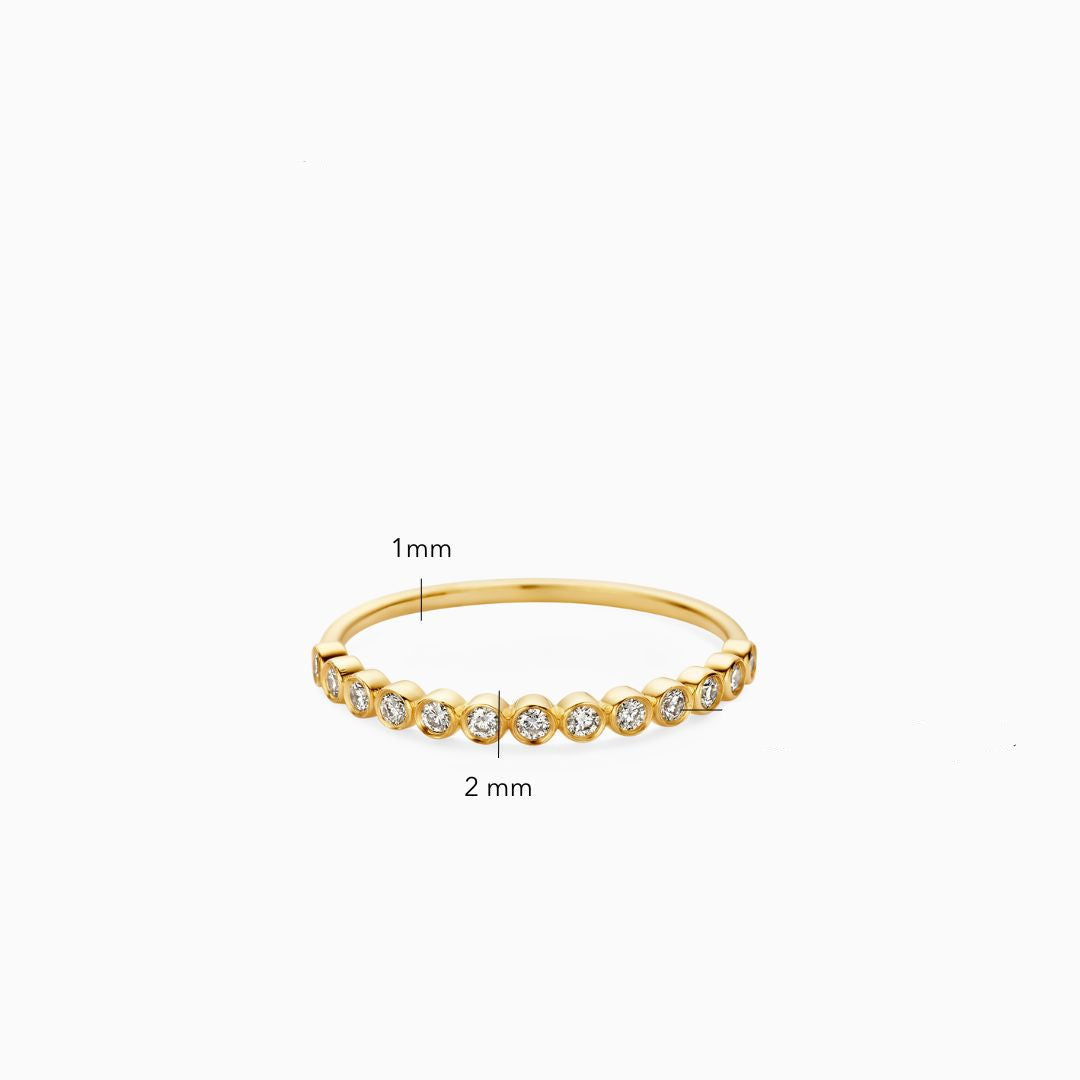 Diamond Bubble Ring
