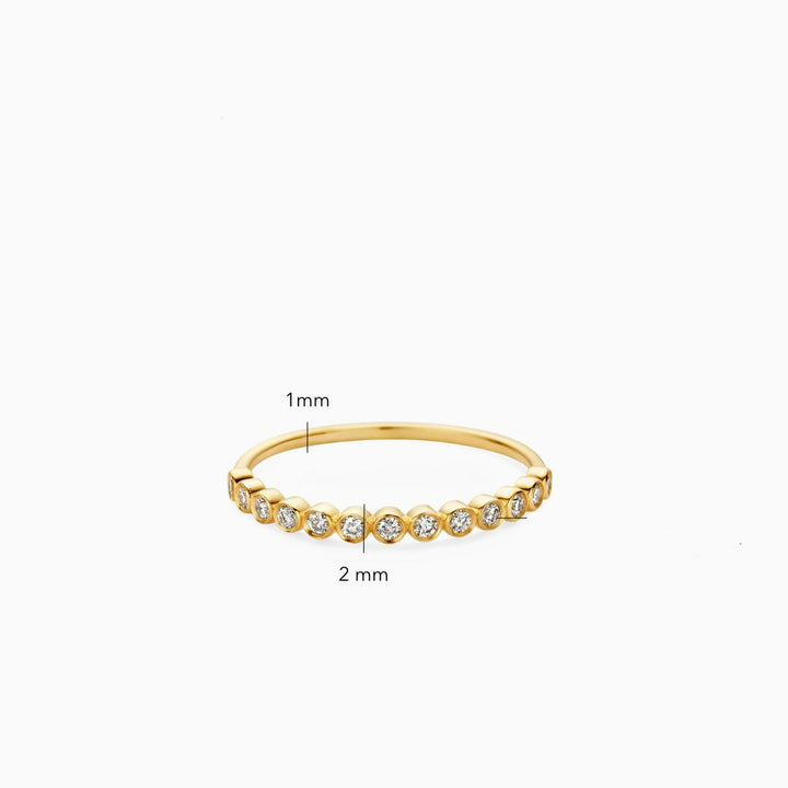 Diamond Bubble Ring