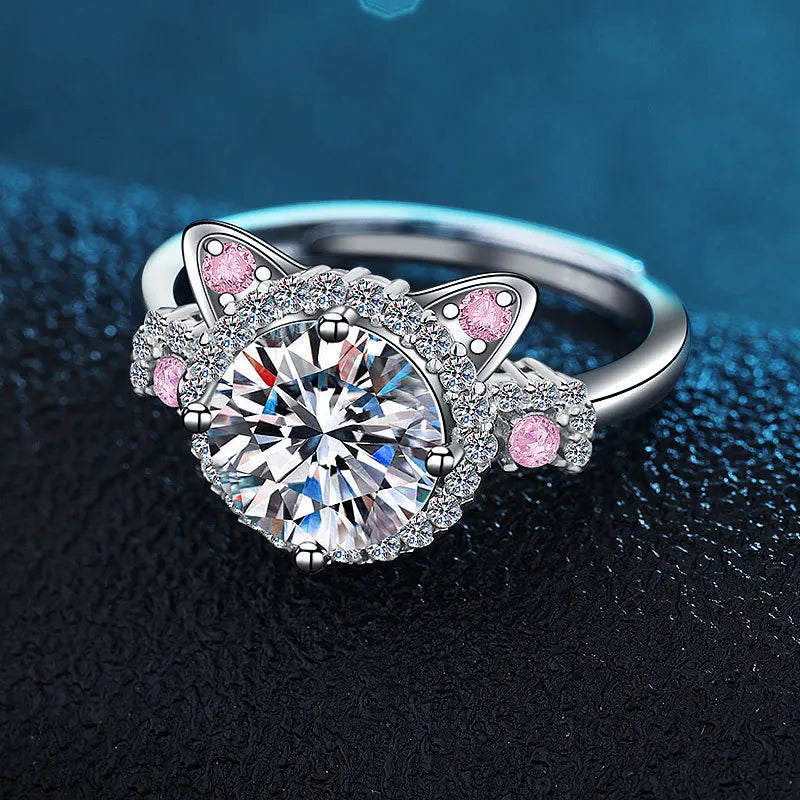 MINA - Adjustable Cat Ear Ring