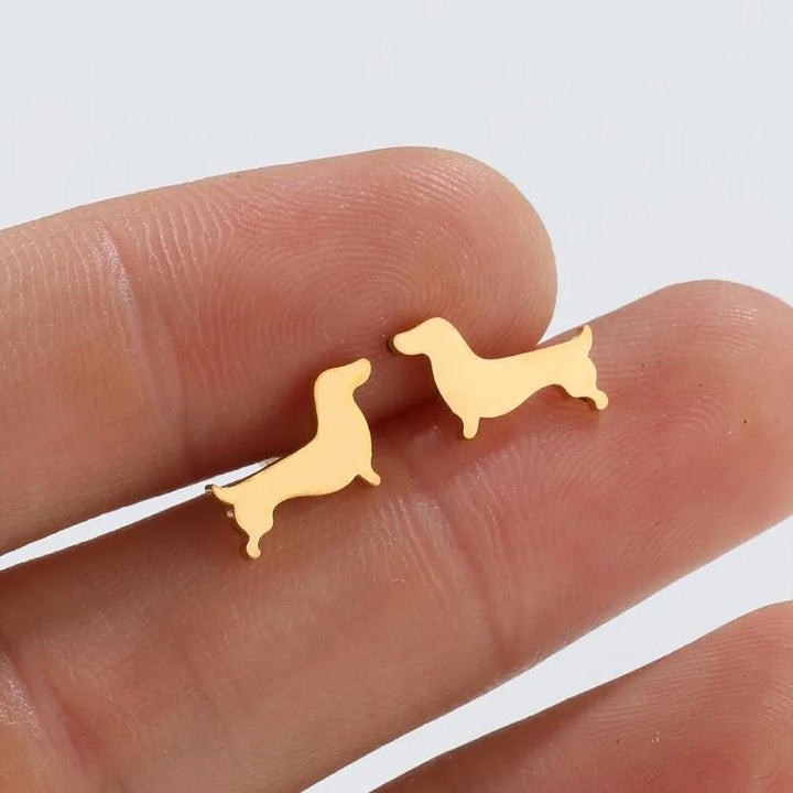 Dachshund Stud Earrings - Uthman