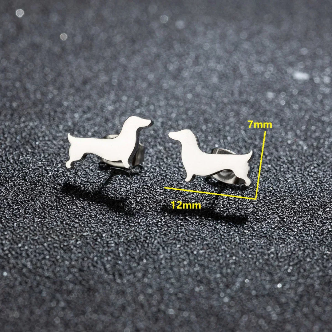 Dachshund Stud Earrings - Uthman