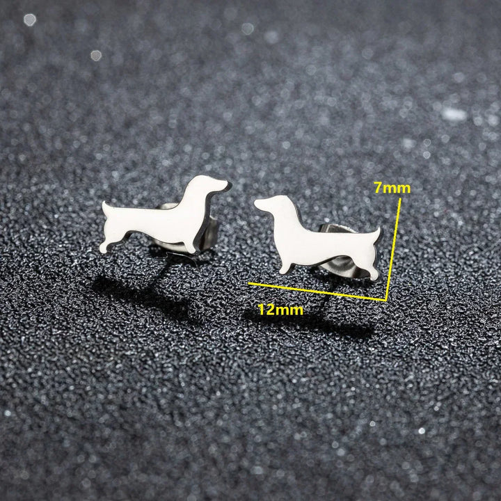 Dachshund Stud Earrings - Uthman