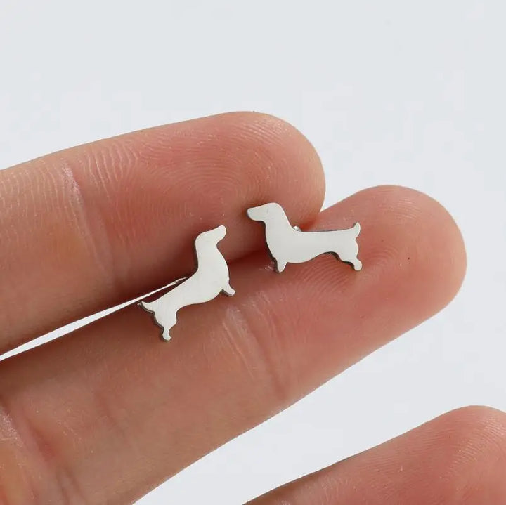 Dachshund Stud Earrings - Uthman