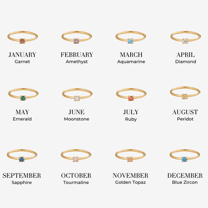 Birthstone Rings