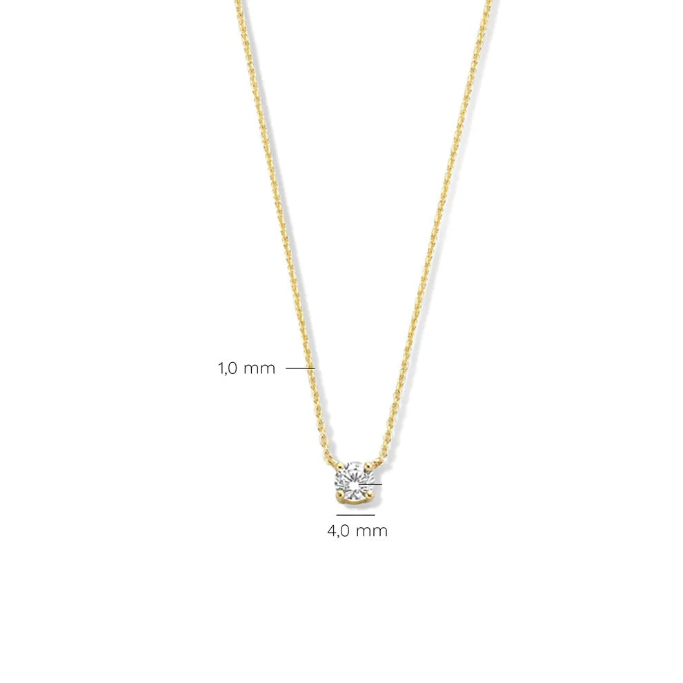 Cléa Moissanite Stone Necklace