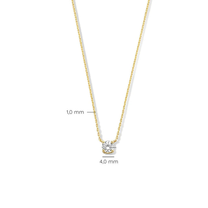 Cléa Moissanite Stone Necklace