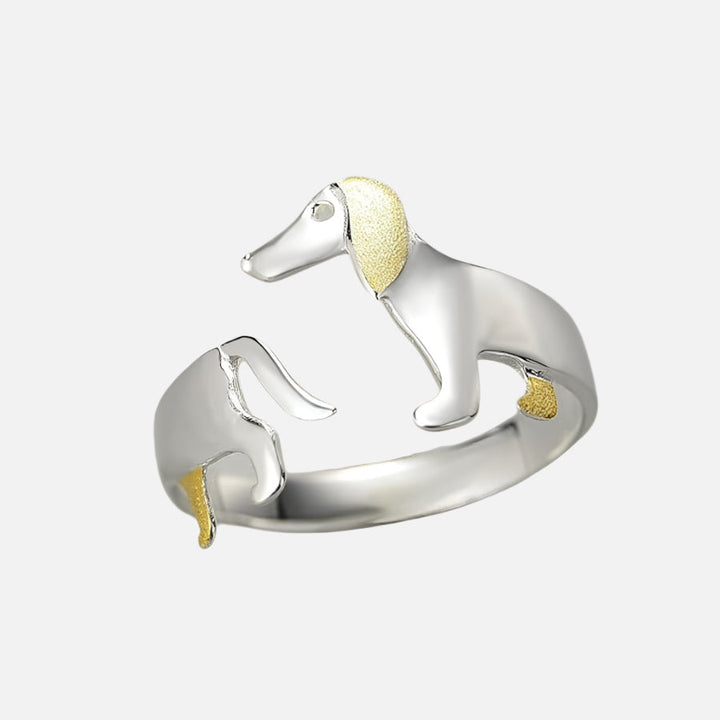 REYA - Adjustable Dachshund Ring in