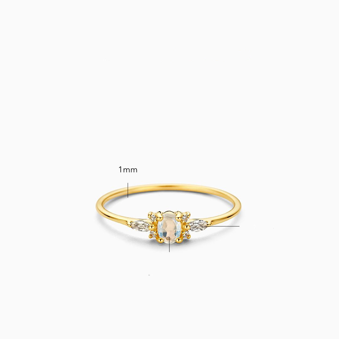 Moonstone Muse Ring