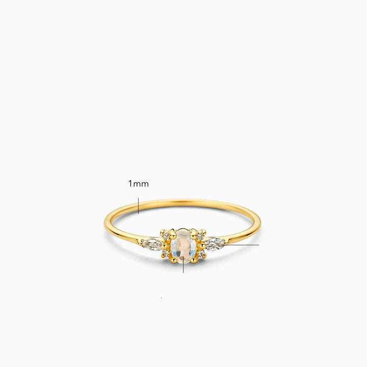 Moonstone Muse Ring